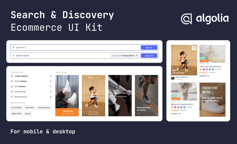 Figma UI Kit for Search & Discovery